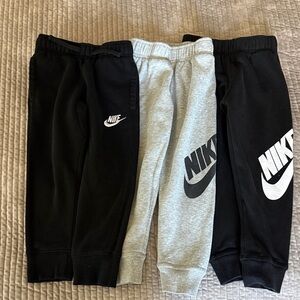 Nike Kids Sweatpants - Black and Gray